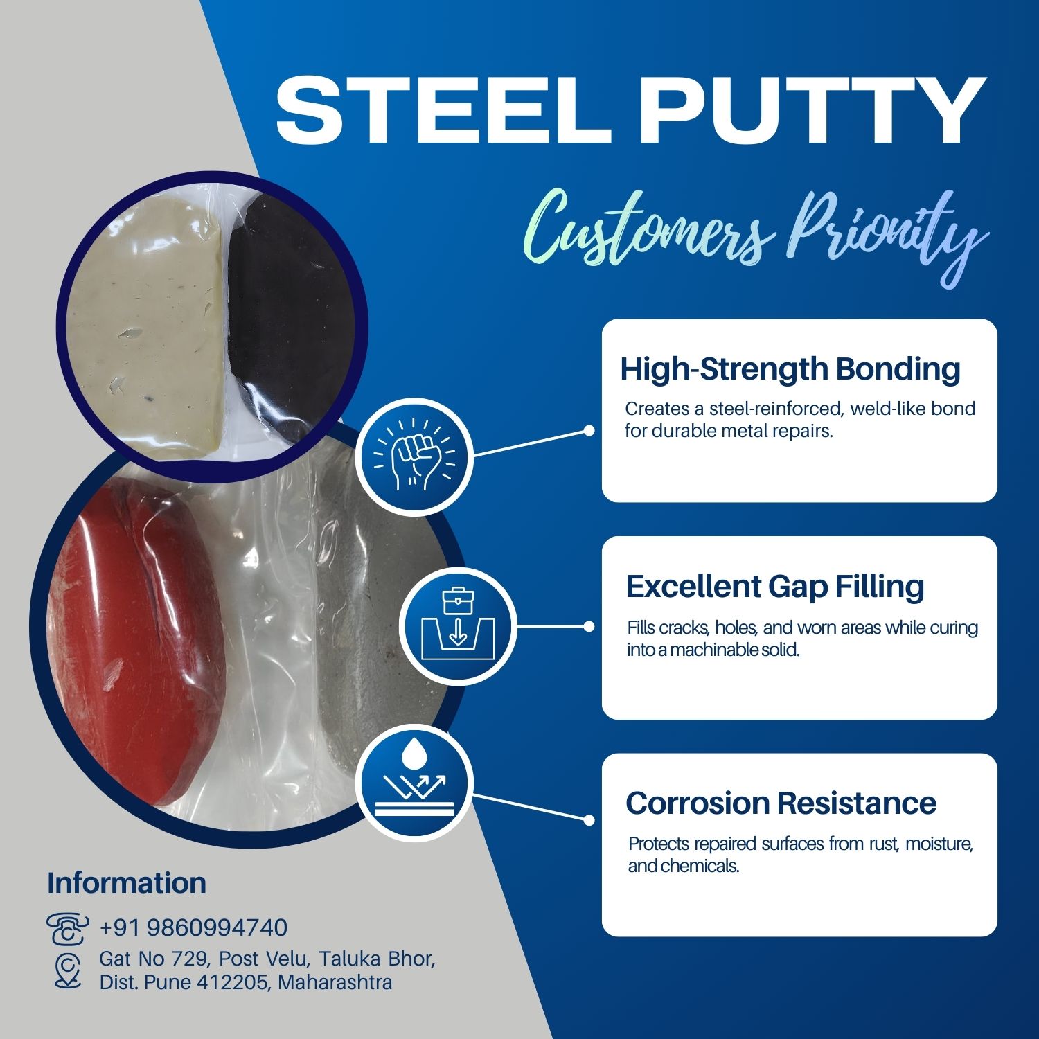 4 Steel Putty - Image 1
