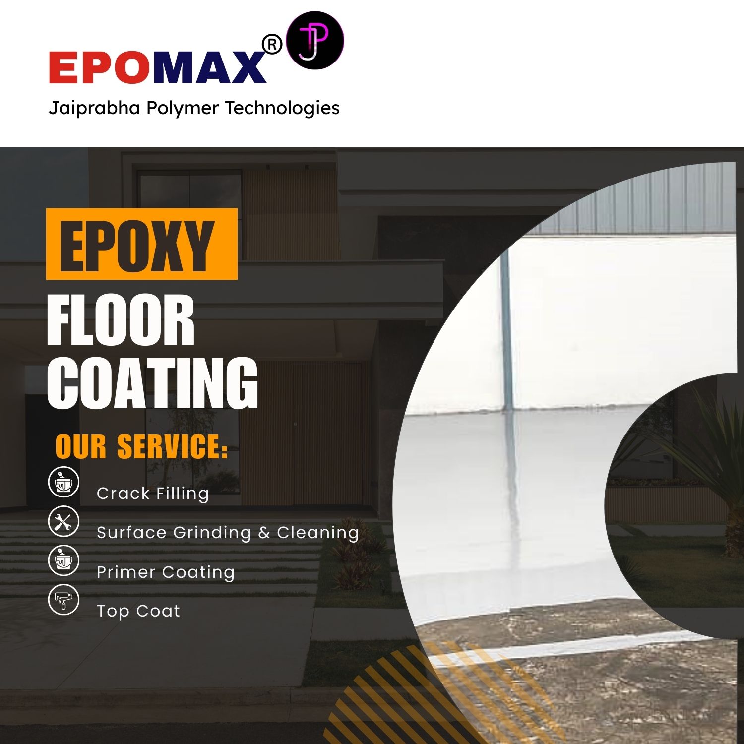 1 High Gloss Epoxy Floor Coating Paint (Color-Gray) 5 Kg Bucket. - Image 1