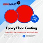 High Gloss Epoxy Floor Coating Paint (Color-Red) 5 Kg. - Image 2